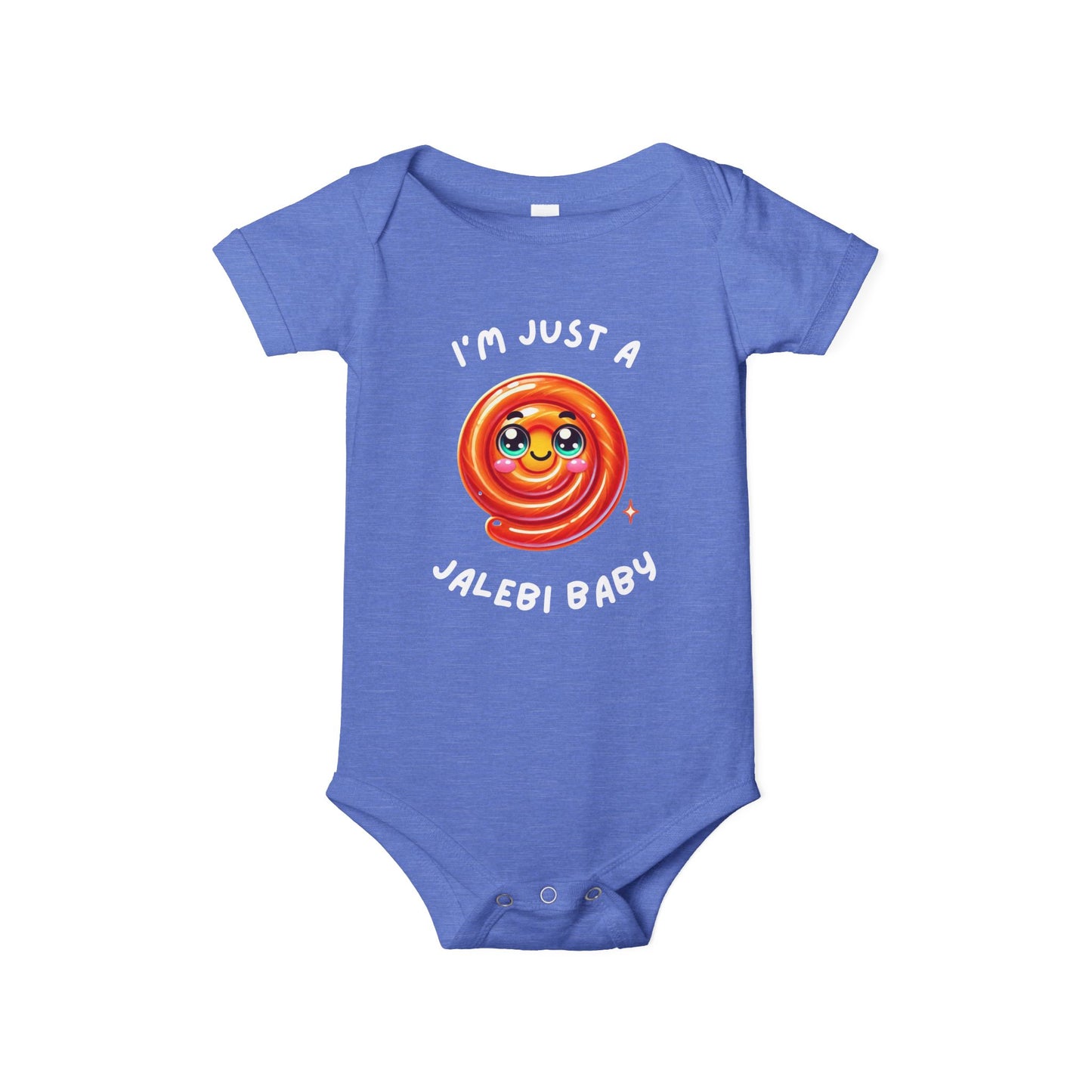 Jalebi Baby in Blue Onesie