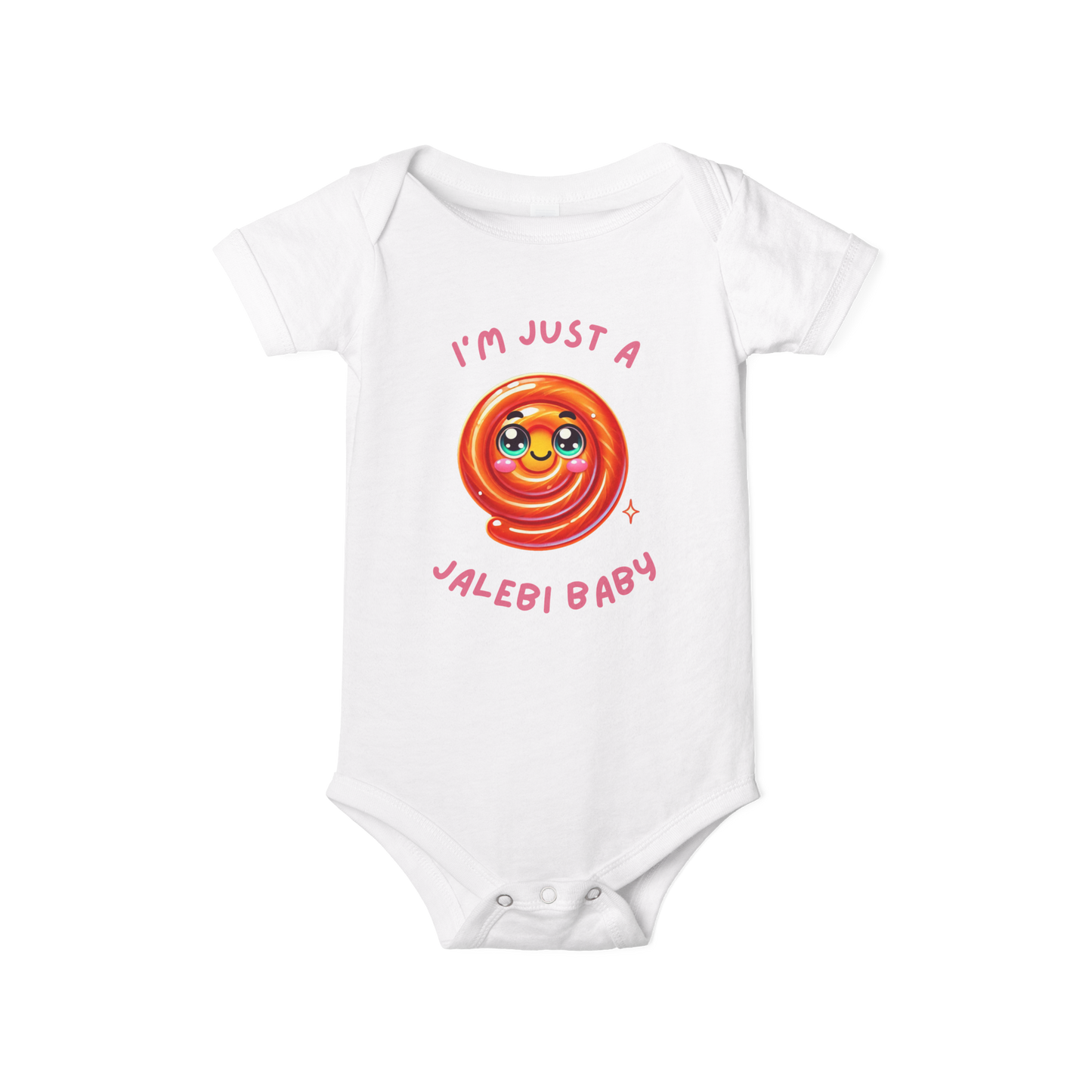 Jalebi Baby in Pink Onesie