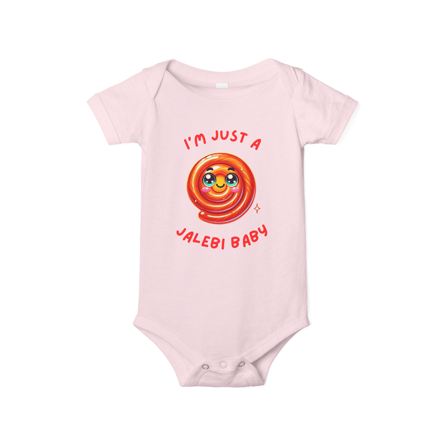 Jalebi Baby in Pink Onesie