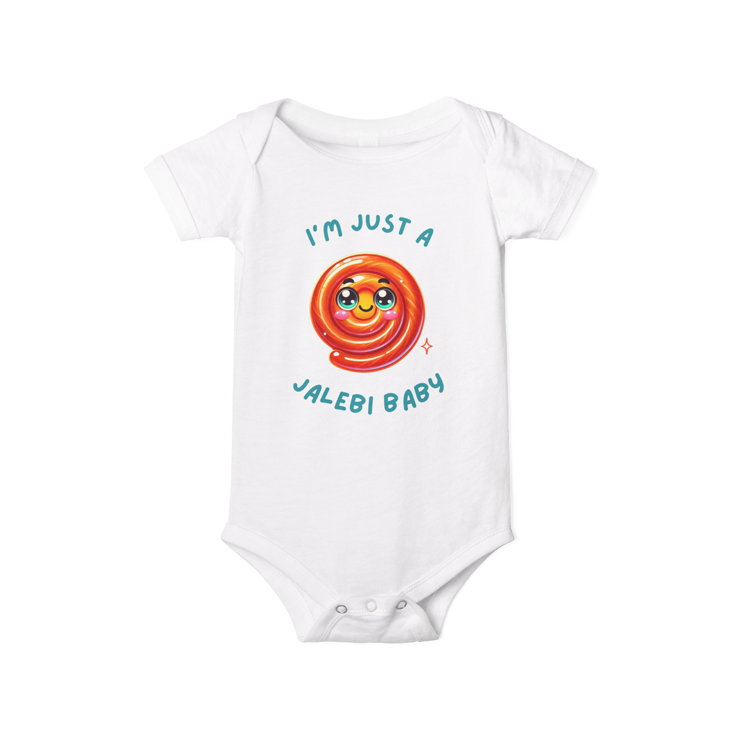 Jalebi Baby in Blue Onesie