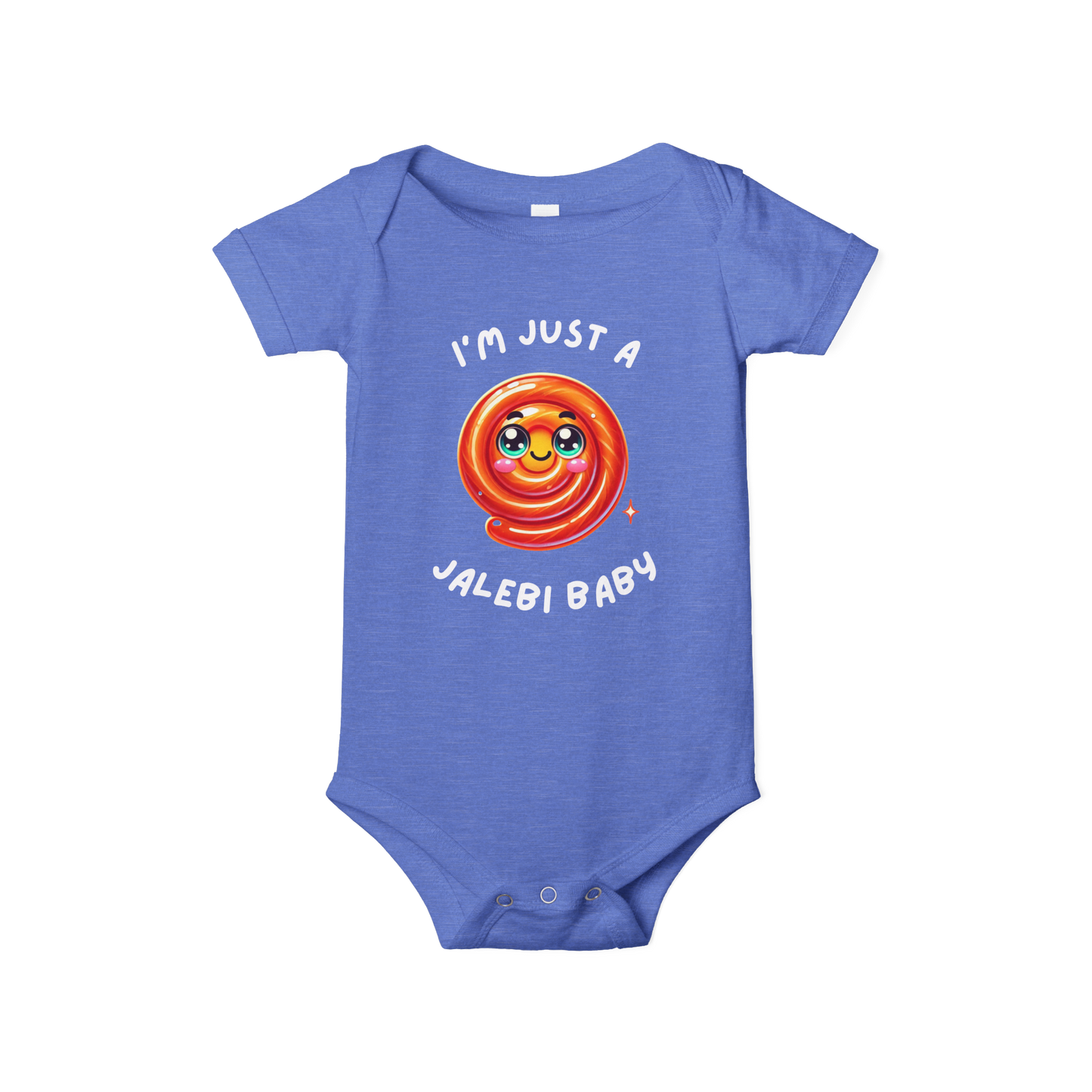Jalebi Baby in Blue Onesie
